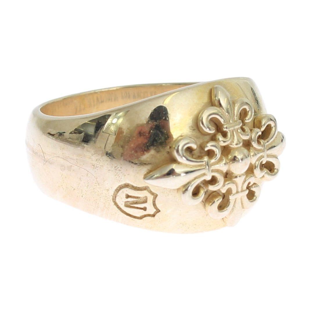 Nialaya Silver Statement Mens Ring Ring Nialaya Wheat