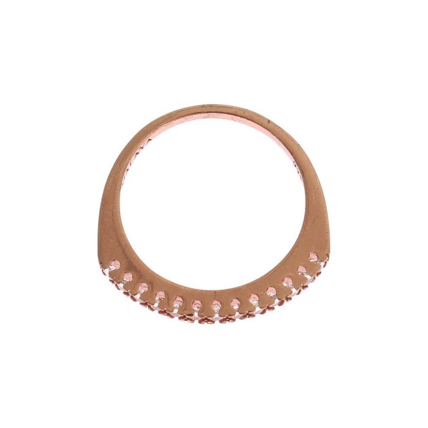 Nialaya Red Gold 925 Silver Ring