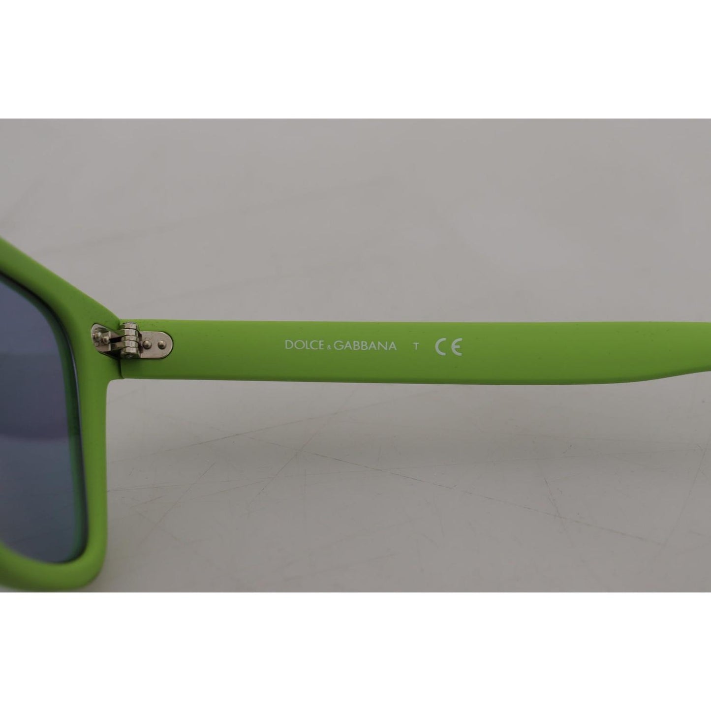 Dolce & Gabbana Green Rubber Full Rim Frame Shades DG6095 Acid Sunglasses Dolce & Gabbana
