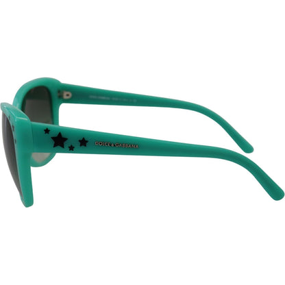 Dolce & Gabbana Green Stars Acetate Square Shades DG4124 Sunglasses Dolce & Gabbana