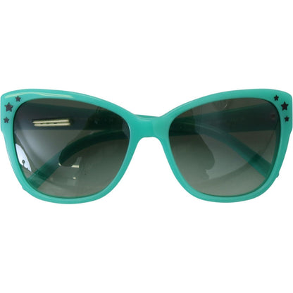 Dolce & Gabbana Green Stars Acetate Square Shades DG4124 Sunglasses Dolce & Gabbana