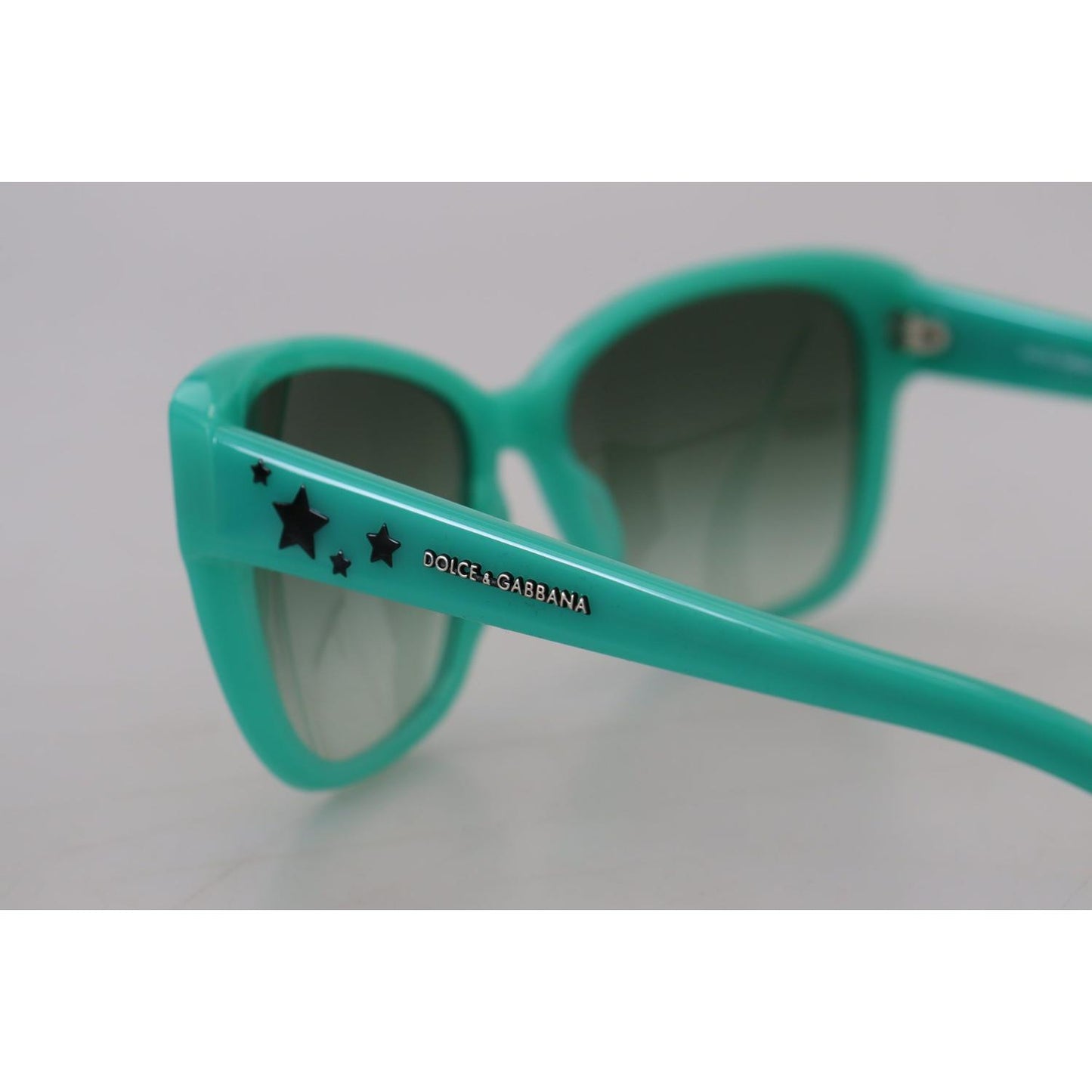 Dolce & Gabbana Green Stars Acetate Square Shades DG4124 Sunglasses Dolce & Gabbana
