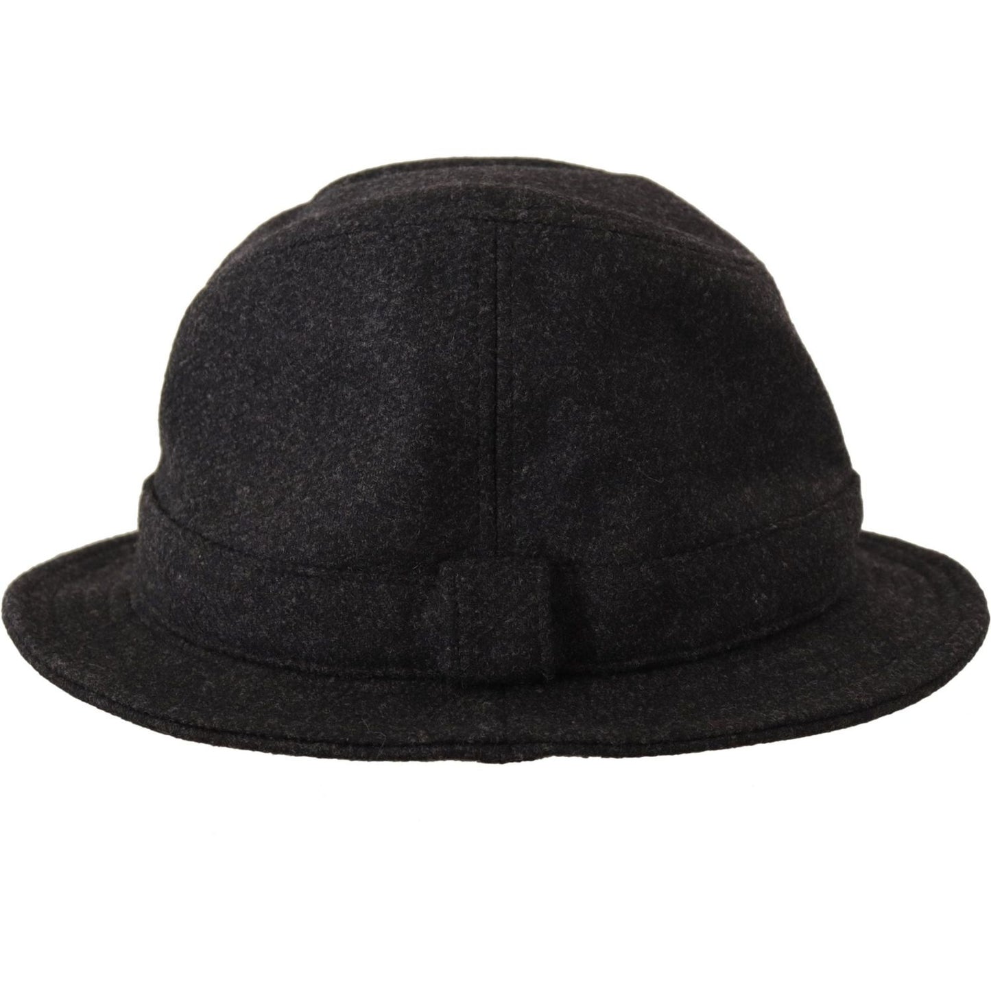 Dolce & Gabbana Elegant Gray Trilby Hat in Wool and Cashmere Dolce & Gabbana