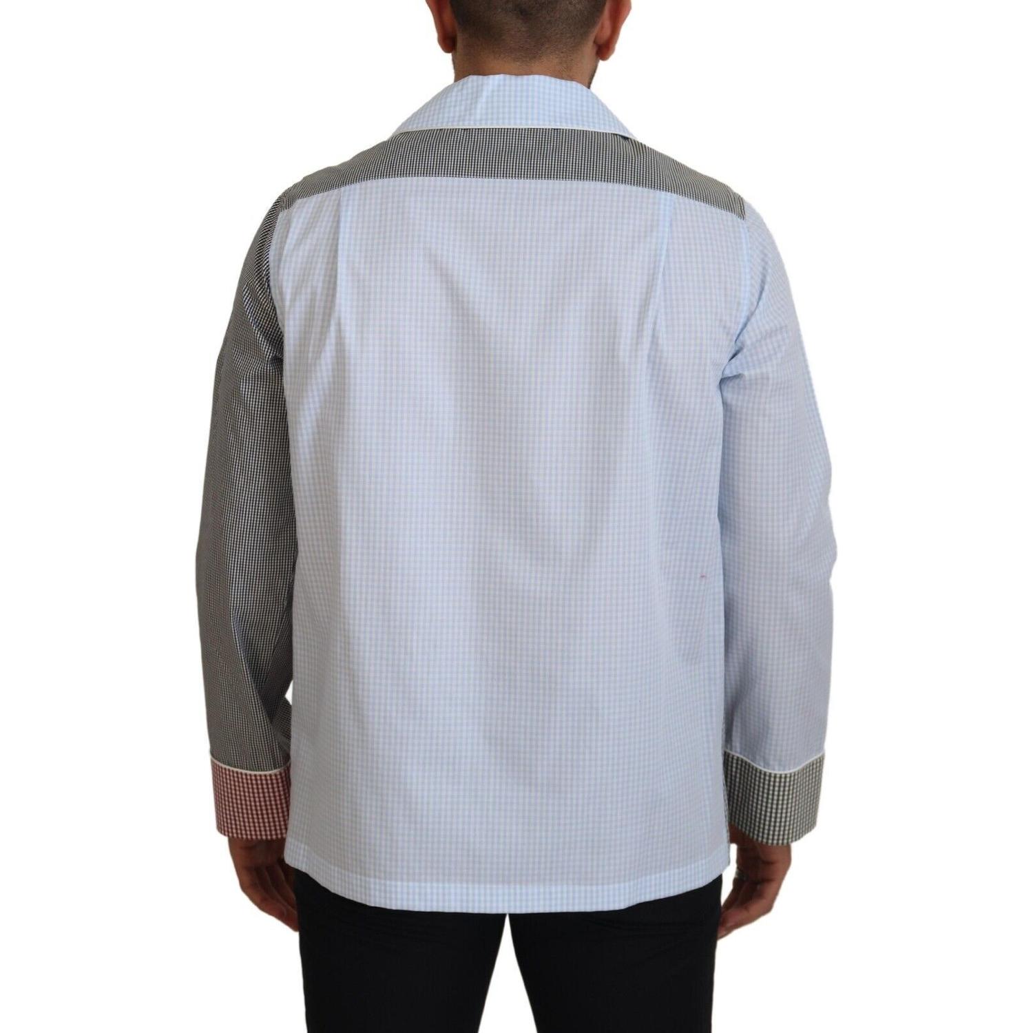 多色棉质纽扣睡衣