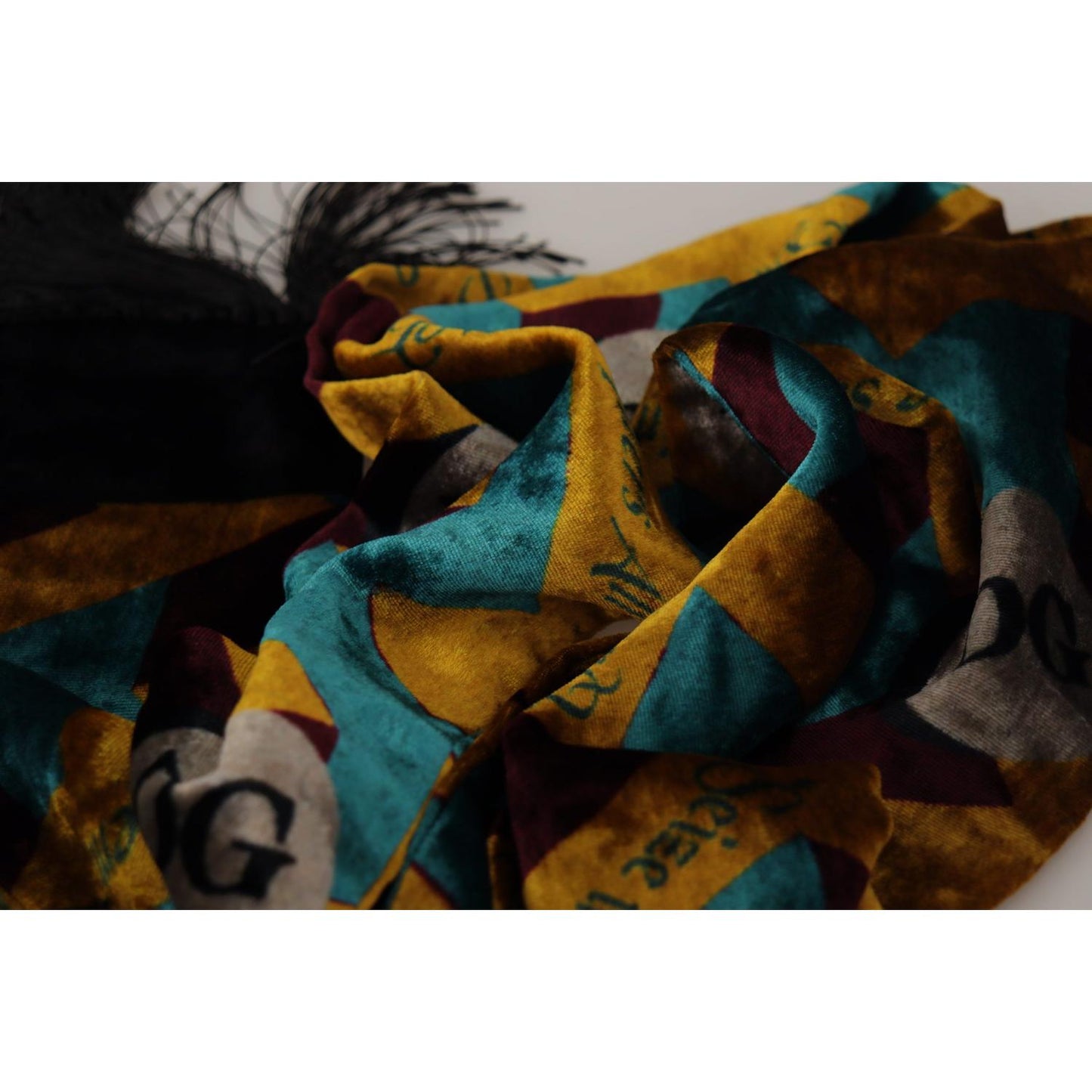 Dolce & Gabbana Elegant Multicolor Silk Blend Men's Scarf Dolce & Gabbana