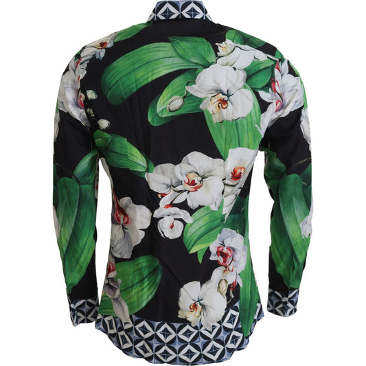 Dolce & Gabbana Floral Elegance Slim Fit Dress Shirt Dolce & Gabbana