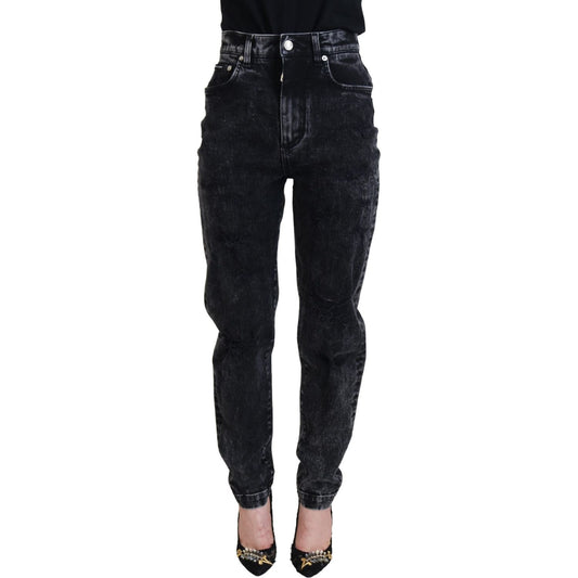 Dolce & Gabbana Elegant Black Denim Pants Dolce & Gabbana