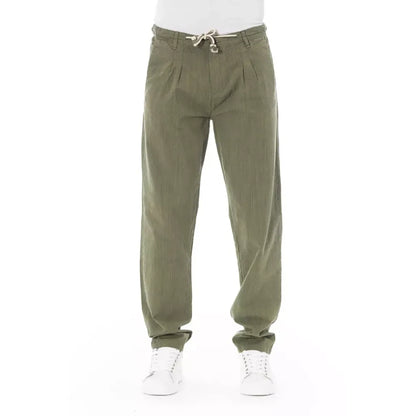 Baldinini Trend Army Cotton Jeans & Pant