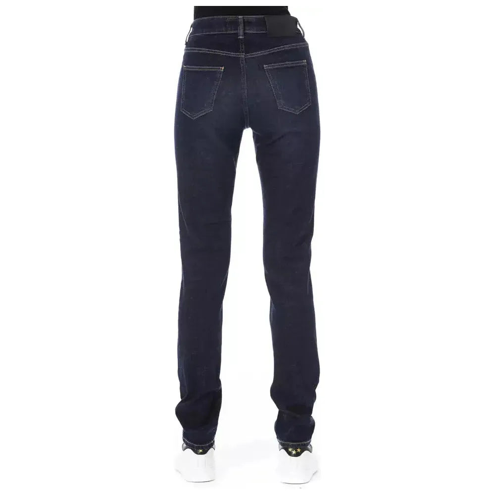 Baldinini Trend Blue Cotton Women Jeans