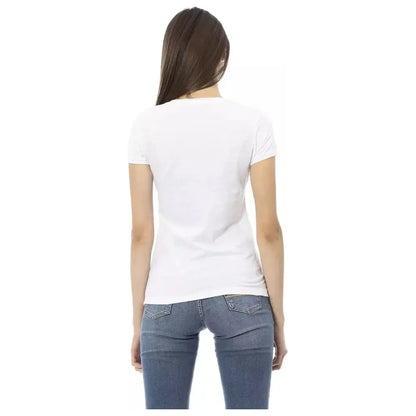 Trussardi Action White Cotton Women's Top