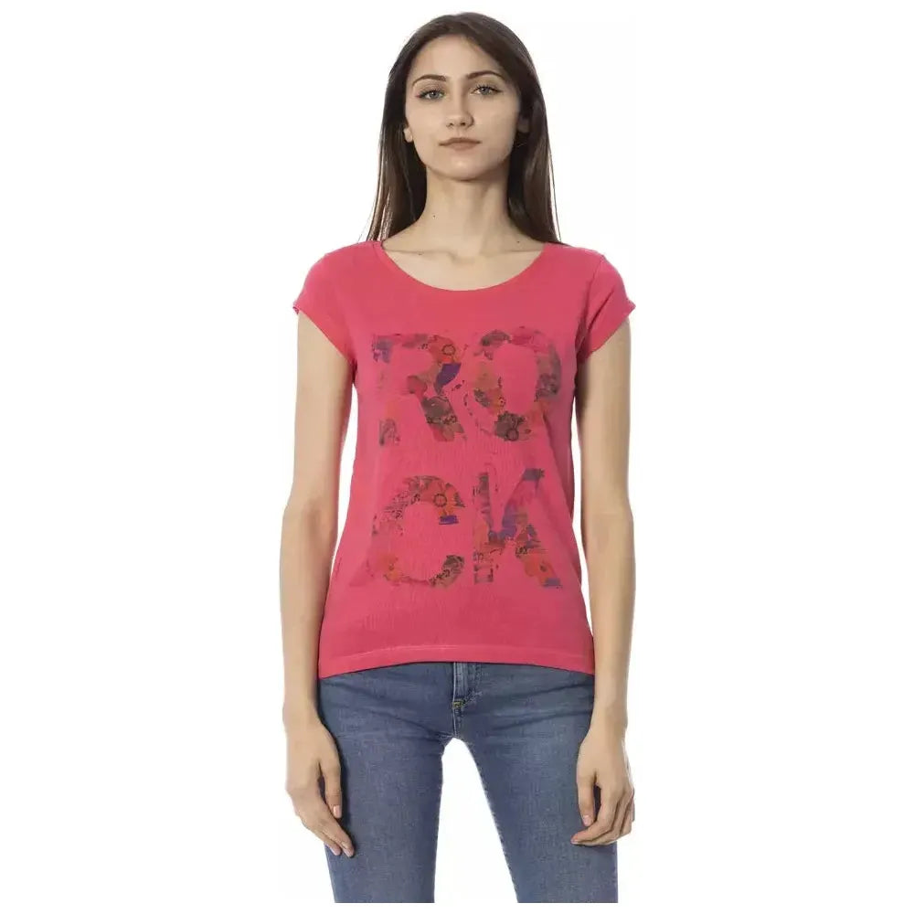 Trussardi Action Pink Cotton Women Top Trussardi Action