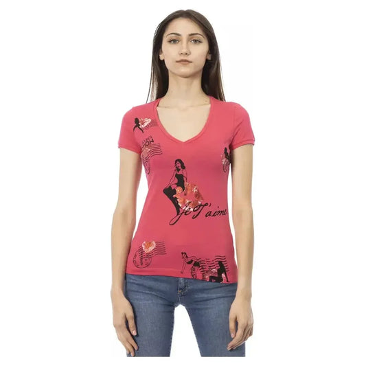 Trussardi Action Multicolor Cotton Women Top Trussardi Action