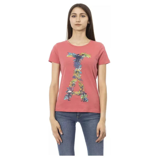 Trussardi Action Fuchsia Cotton Women Top Trussardi Action