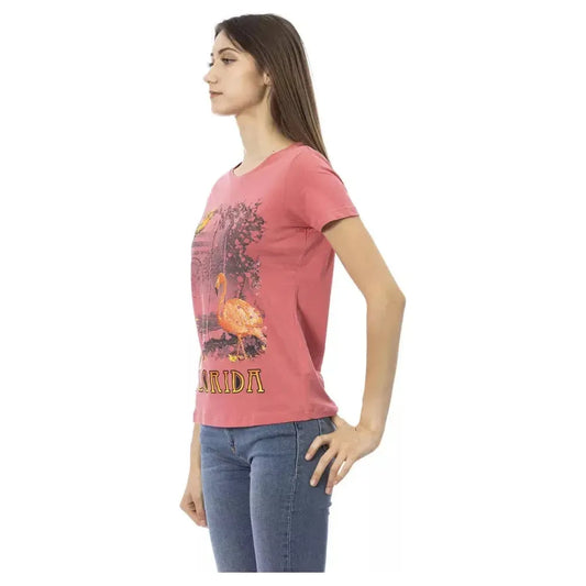 Trussardi Action Multicolor Cotton Women Top Trussardi Action