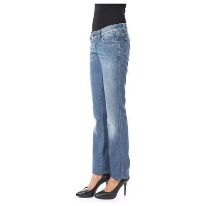 BYBLOS Blue Cotton Women Jeans BYBLOS