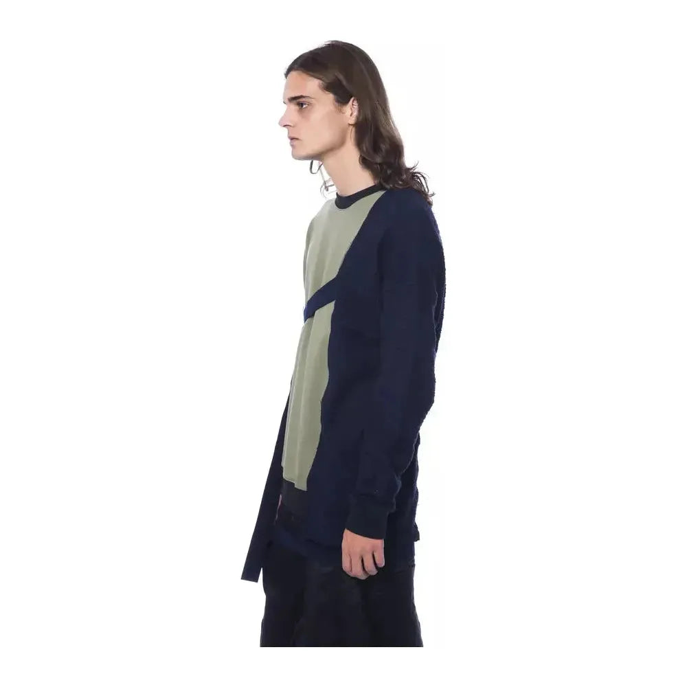 Nicolo Tonetto Army Cotton Men Sweater Nicolo Tonetto Gray