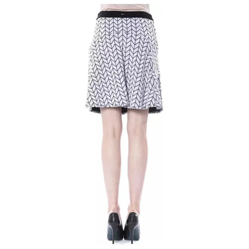 BYBLOS Black Acrylic Women Skirt WOMAN SKIRTS BYBLOS