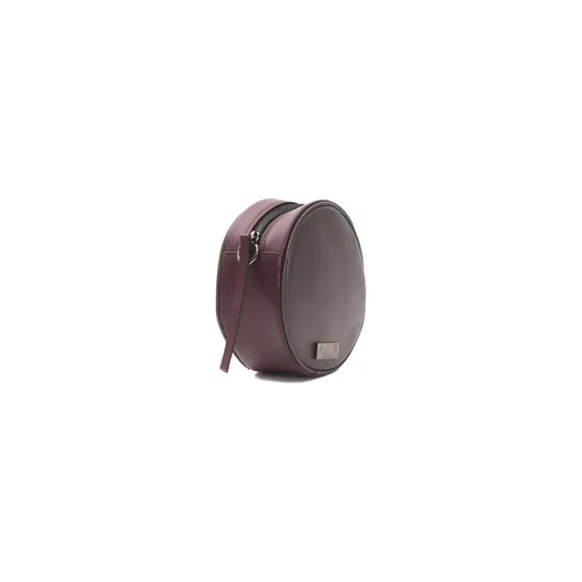 Pompei Donatella Chic Burgundy Small Oval Crossbody Bag Pompei Donatella Dim Gray