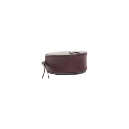 Pompei Donatella Burgundy Leather Crossbody Bag