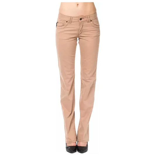 Ungaro Fever Beige Cotton Women Pant Ungaro Fever