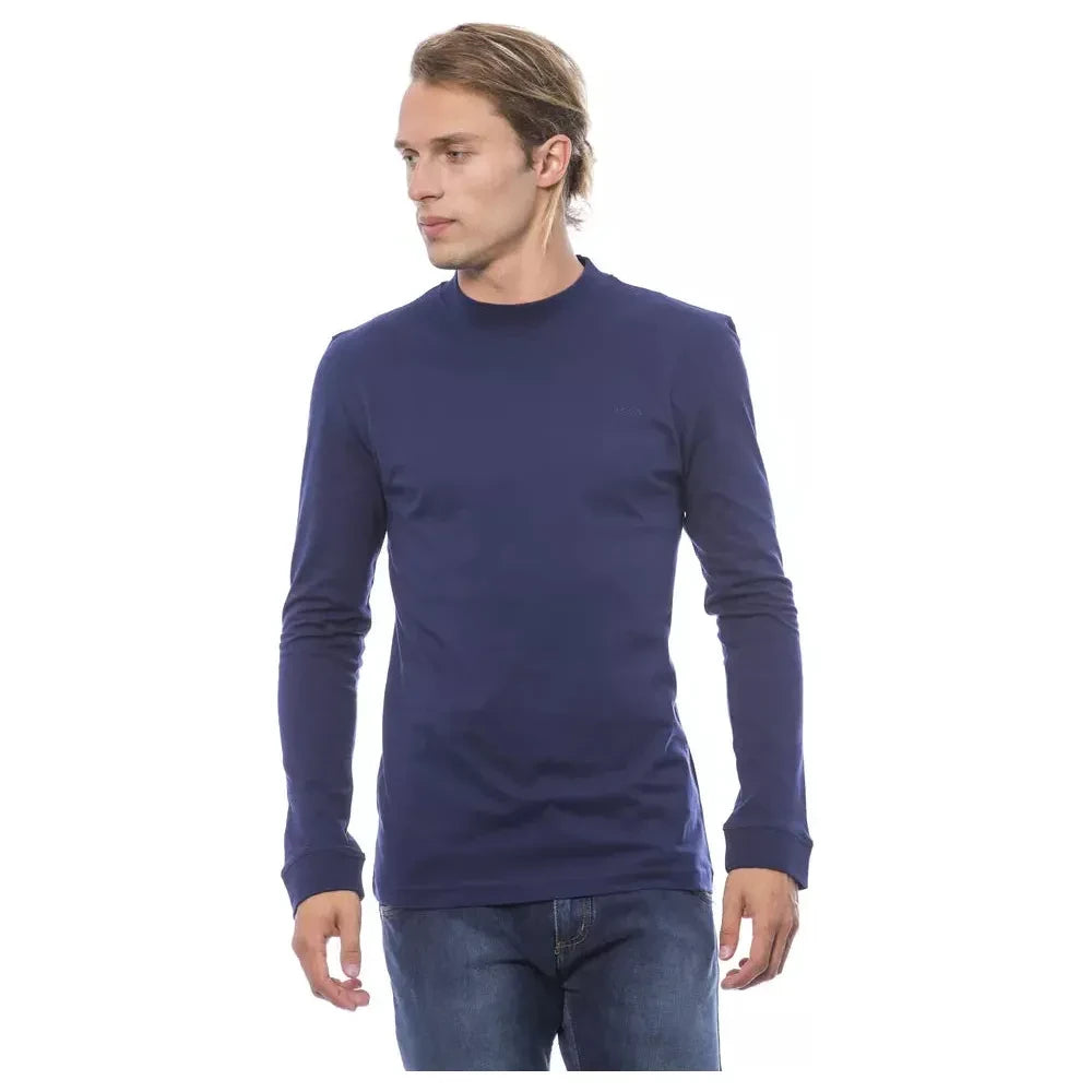 Verri Blue Cotton Men's Sweater Verri