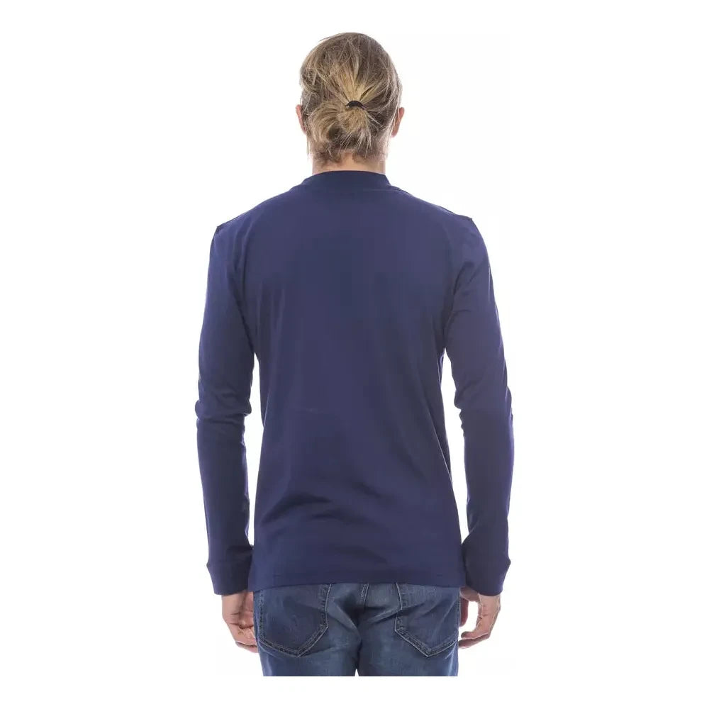Verri Blue Cotton Men's Sweater Verri