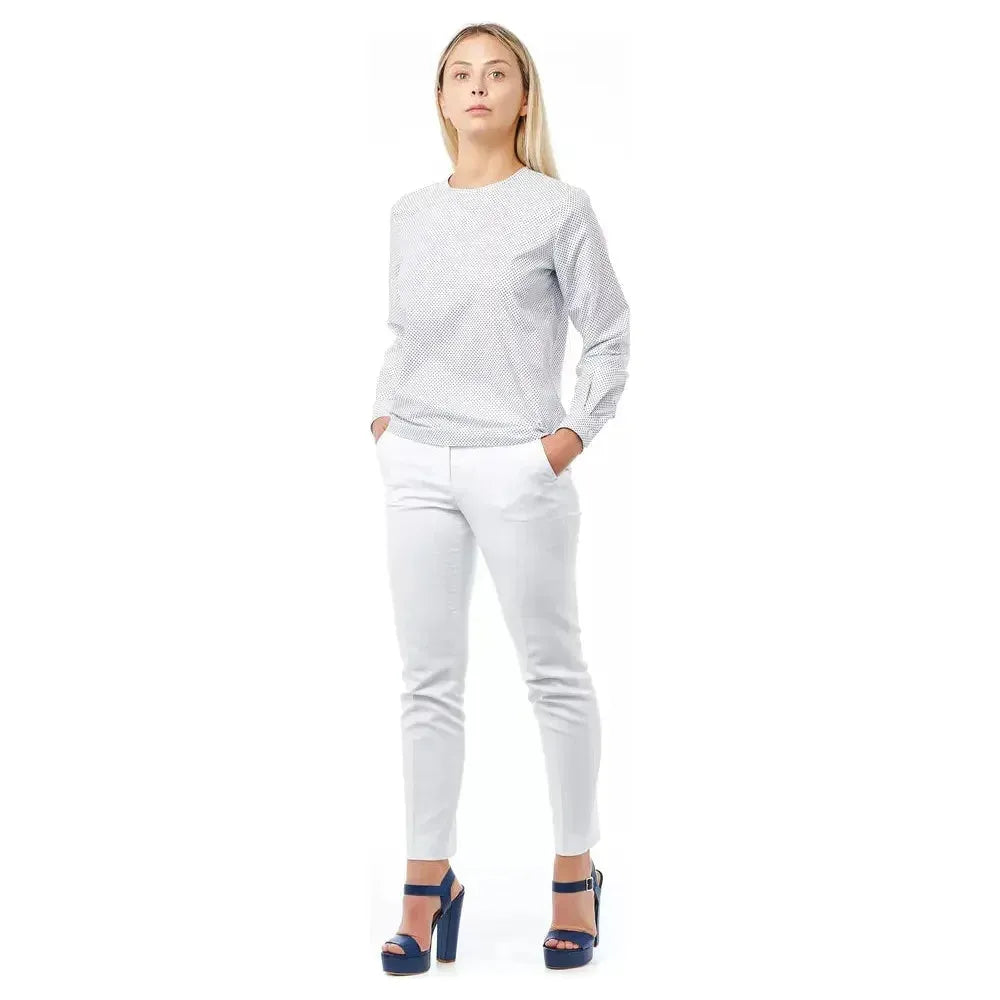 Bagutta White Cotton Women Shirt Bagutta