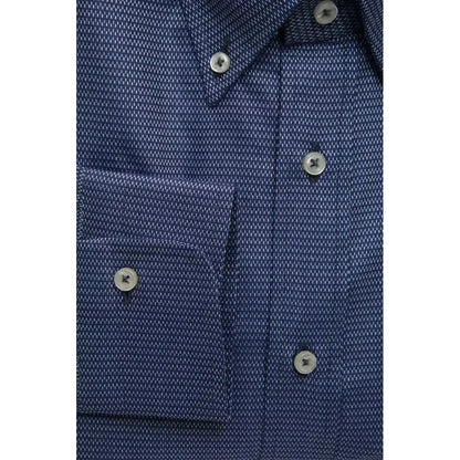 Robert Friedman Blue Cotton Men's Shirt