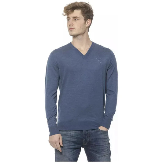 Billionaire Italian Couture Elegant Cashmere V-Neck Men's Sweater Billionaire Italian Couture