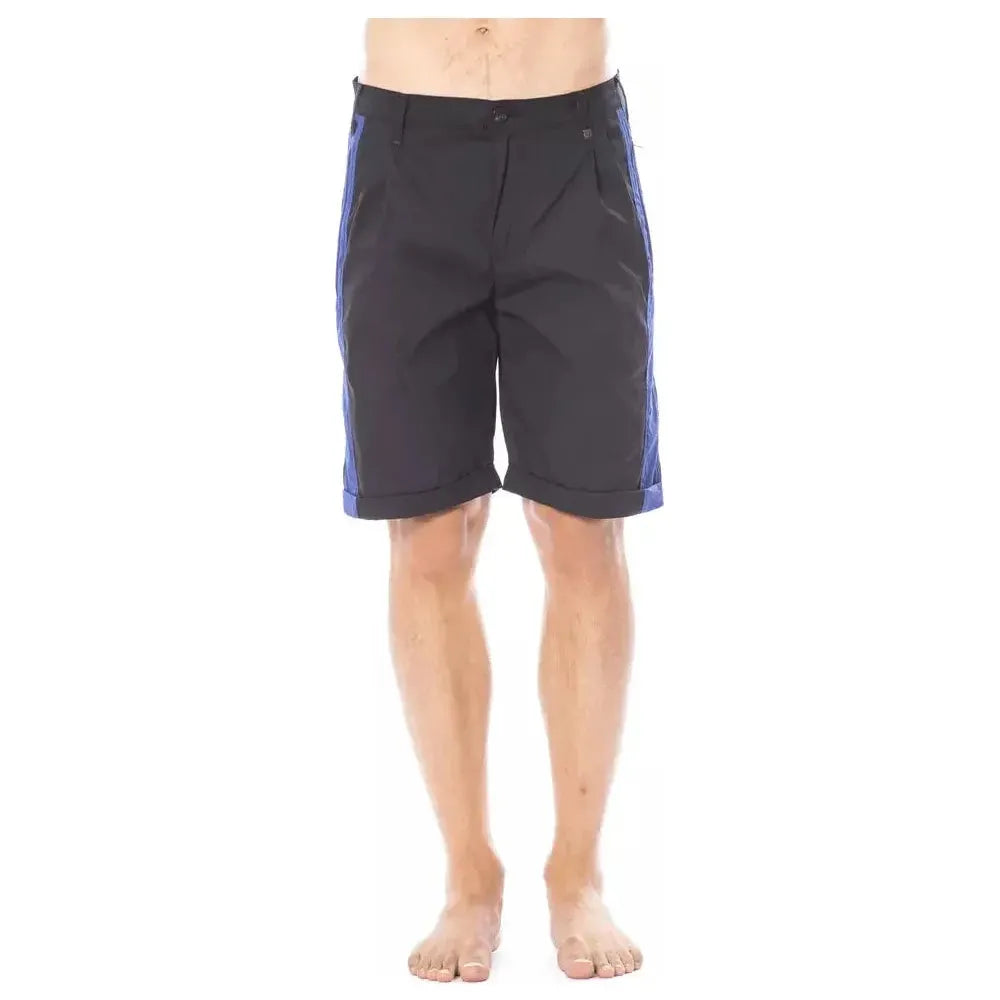 Verri Black Cotton Men Short Verri