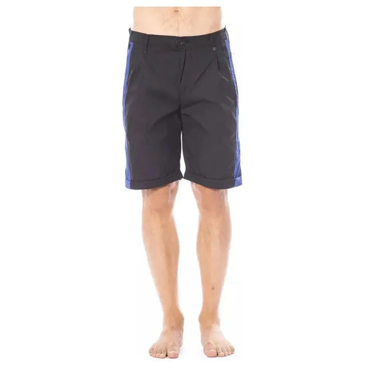 Verri Black Cotton Men Short Verri