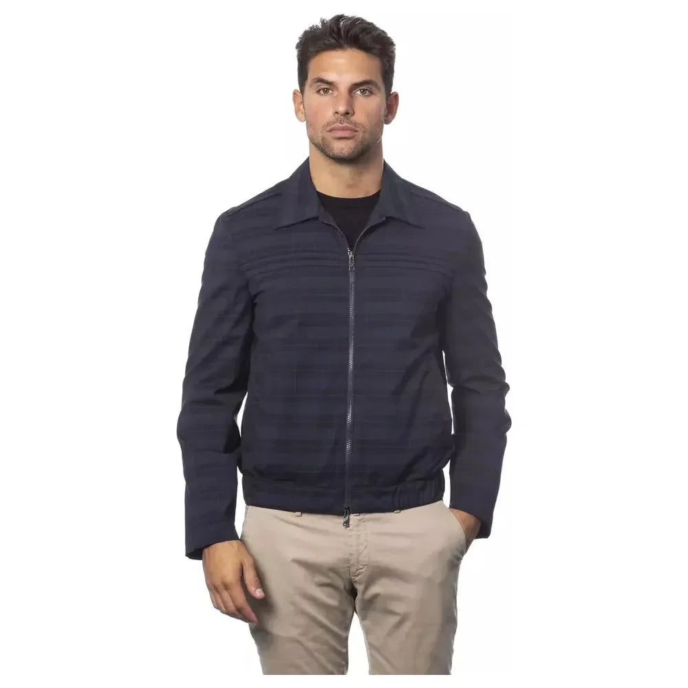 Verri Blue Wool Light Jacket Verri