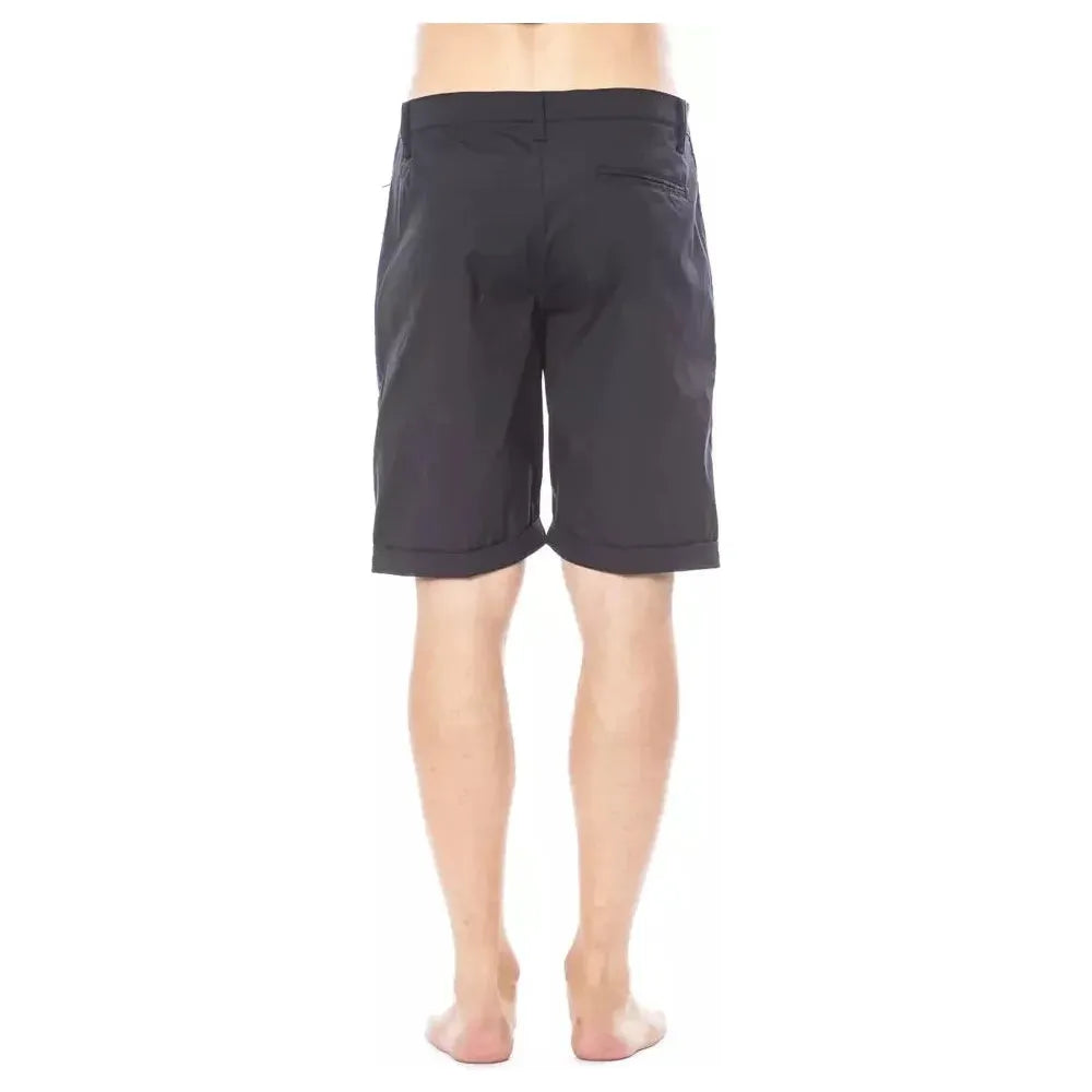 Verri Black Cotton Men's Casual Short Verri