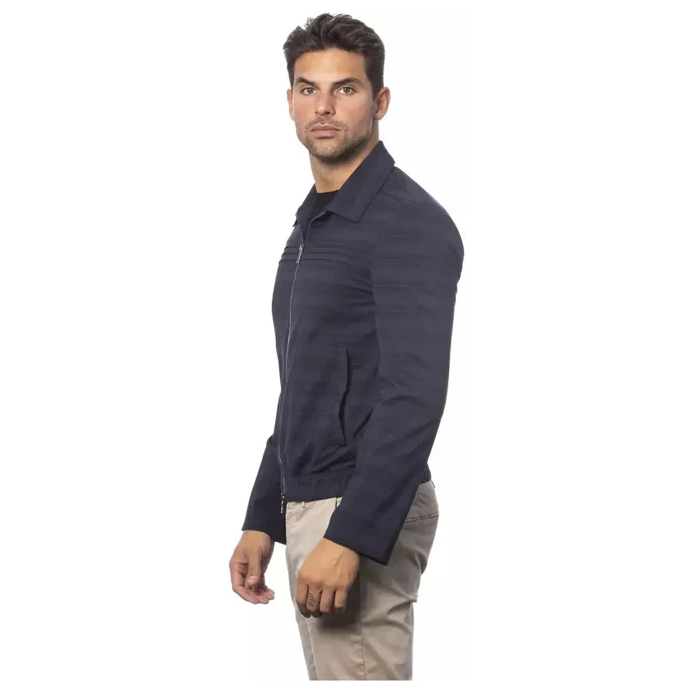 Verri Blue Wool Light Jacket Verri