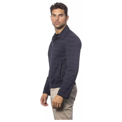 Verri Blue Wool Light Jacket Verri