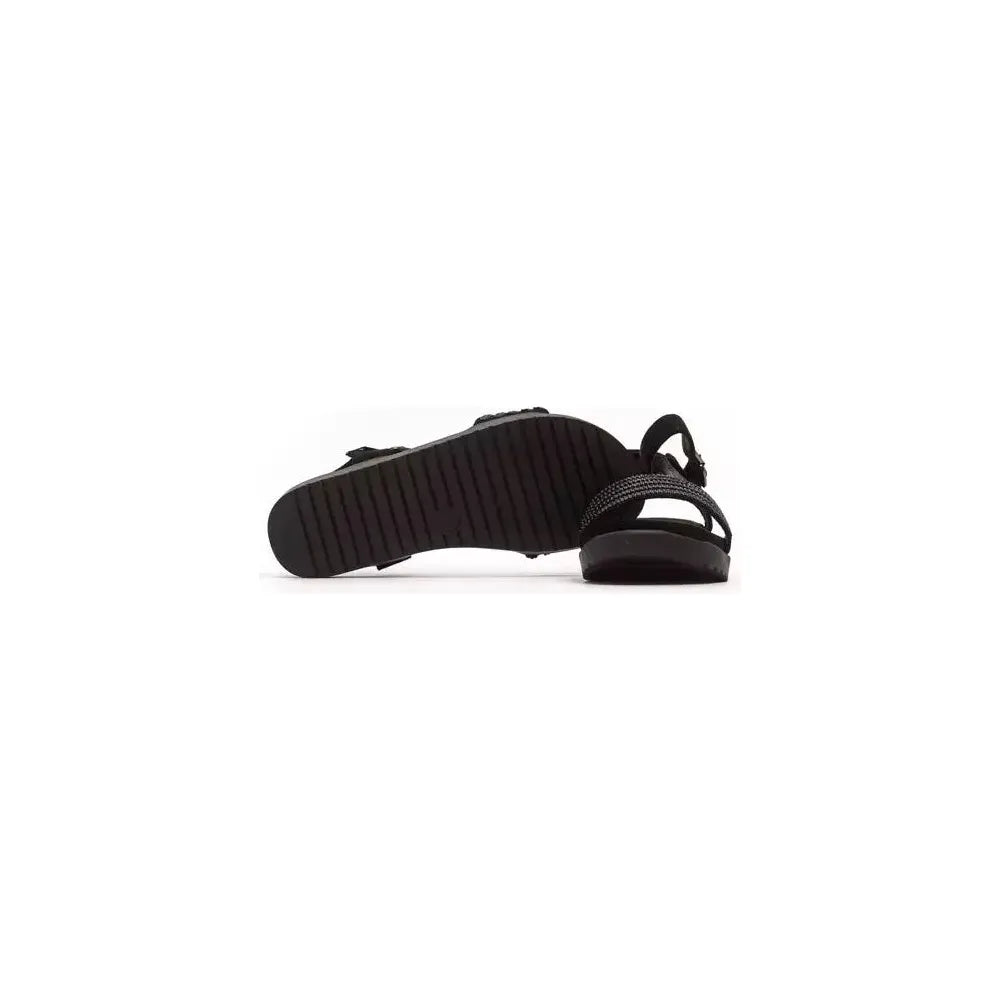 Péché Originel Black Textile Women Sandal