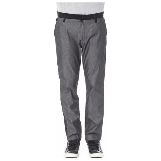 Verri Black Cotton Men's Pant Verri