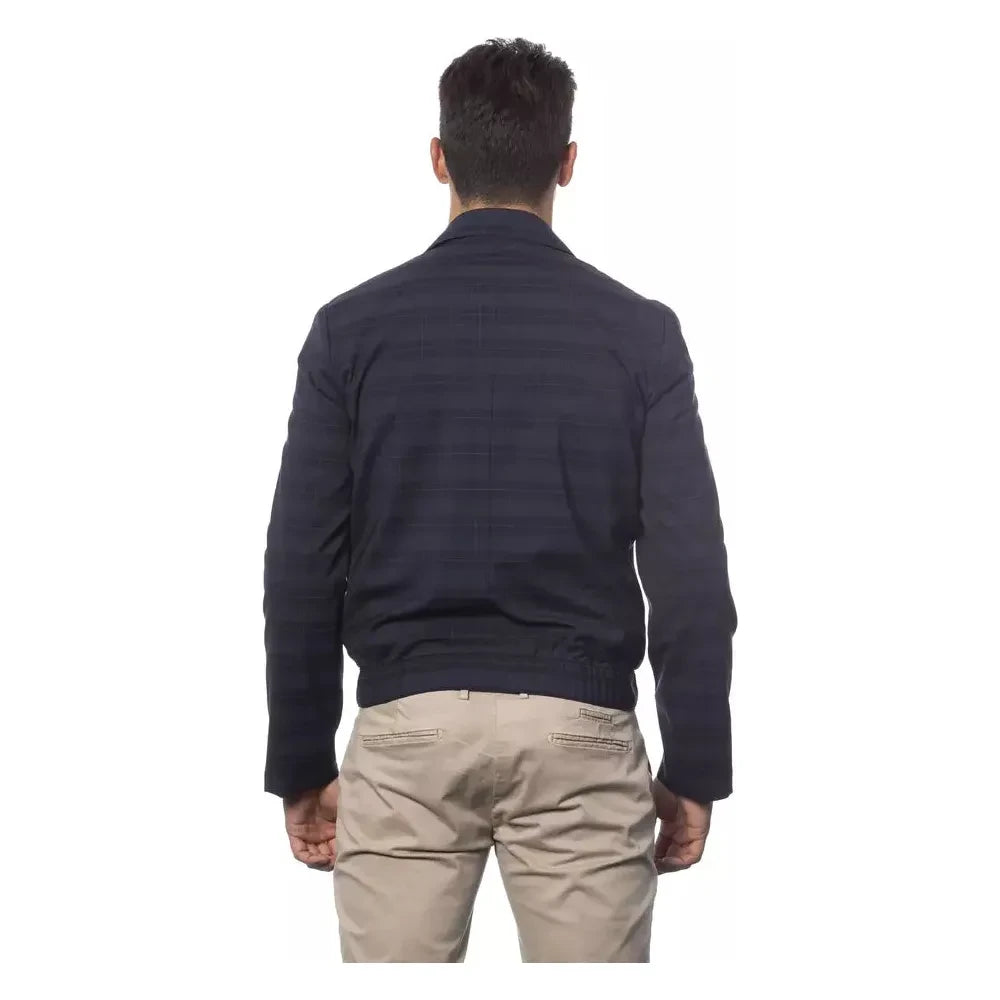 Verri Blue Wool Light Jacket Verri