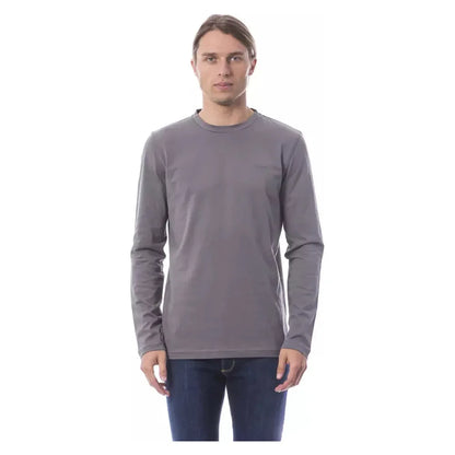 Verri Gray Cotton Men's T-Shirt Verri