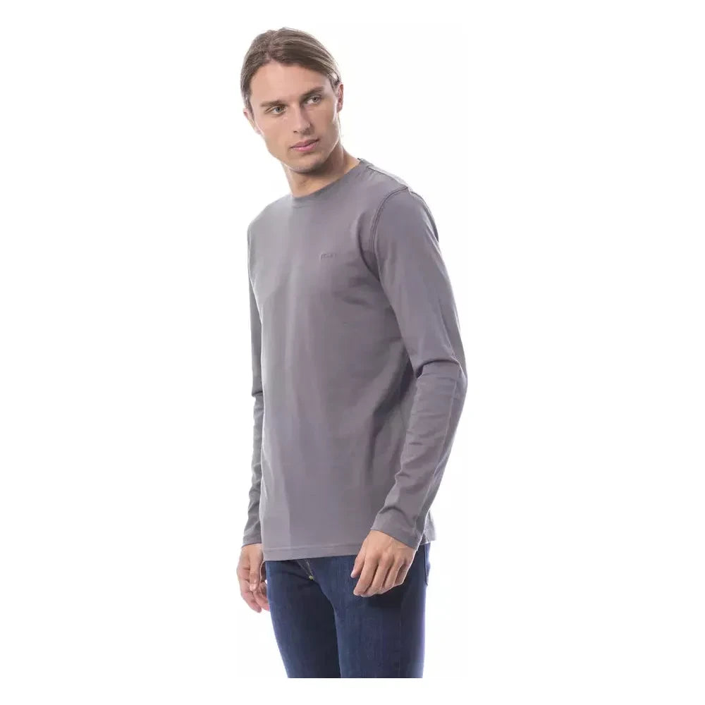 Verri Gray Cotton Men's T-Shirt Verri