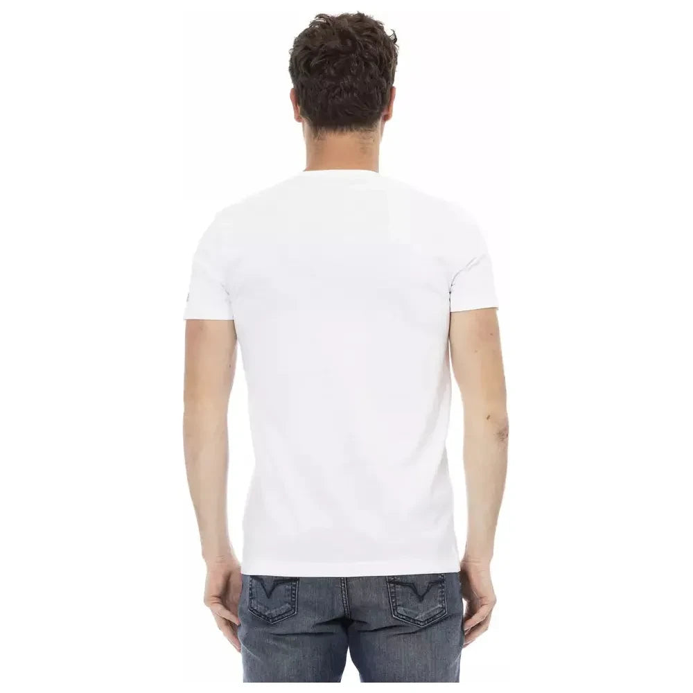 Trussardi Action Elegant V-Neck Short Sleeve T-Shirt Trussardi Action