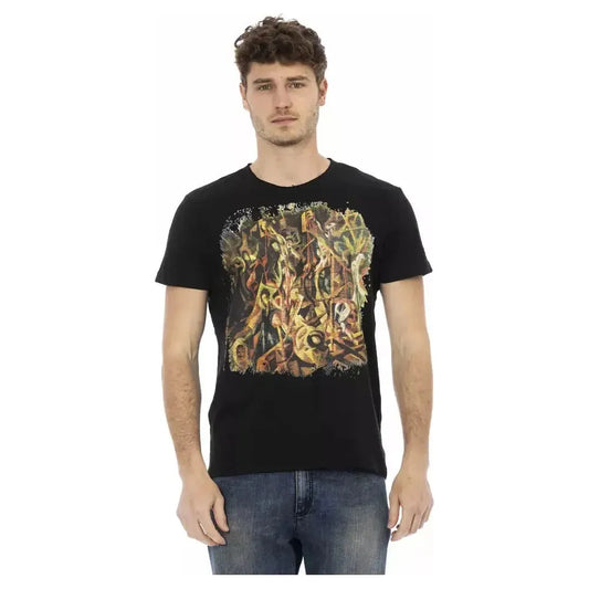 Trussardi Action Black Cotton Men's T-Shirt