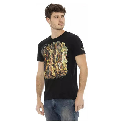 Trussardi Action Black Cotton Men's T-Shirt