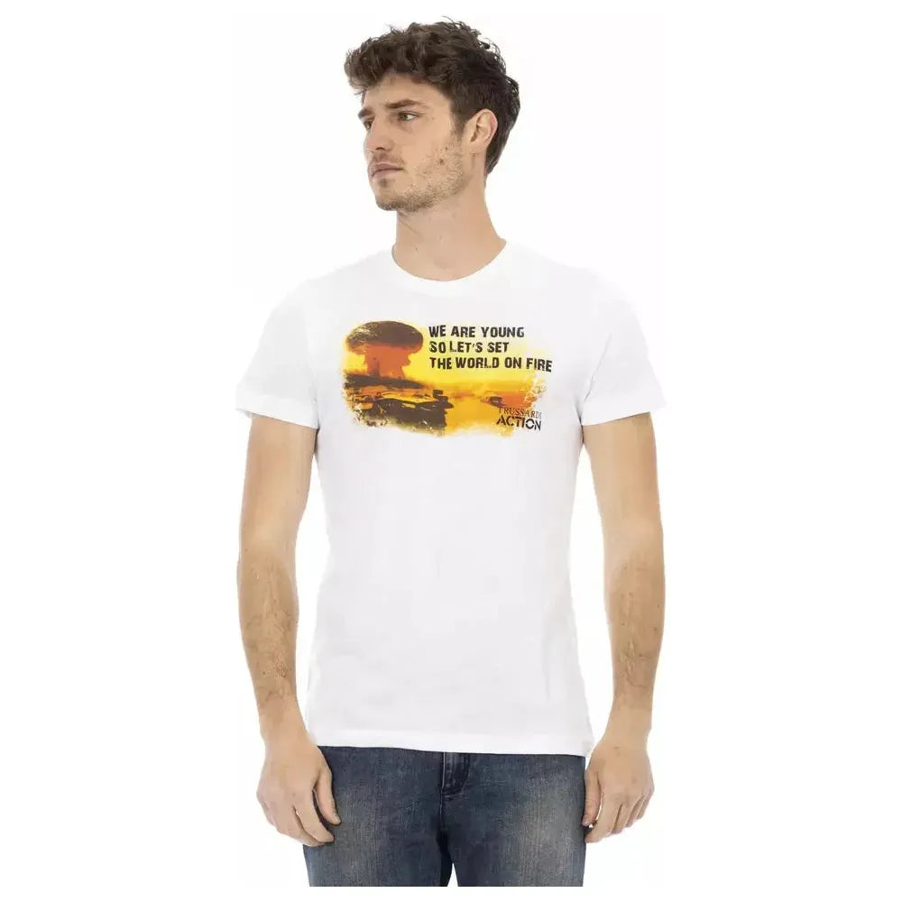 时尚短袖时尚 T 恤