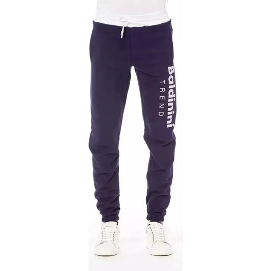 Baldinini Trend Purple Cotton Men Pants Baldinini Trend