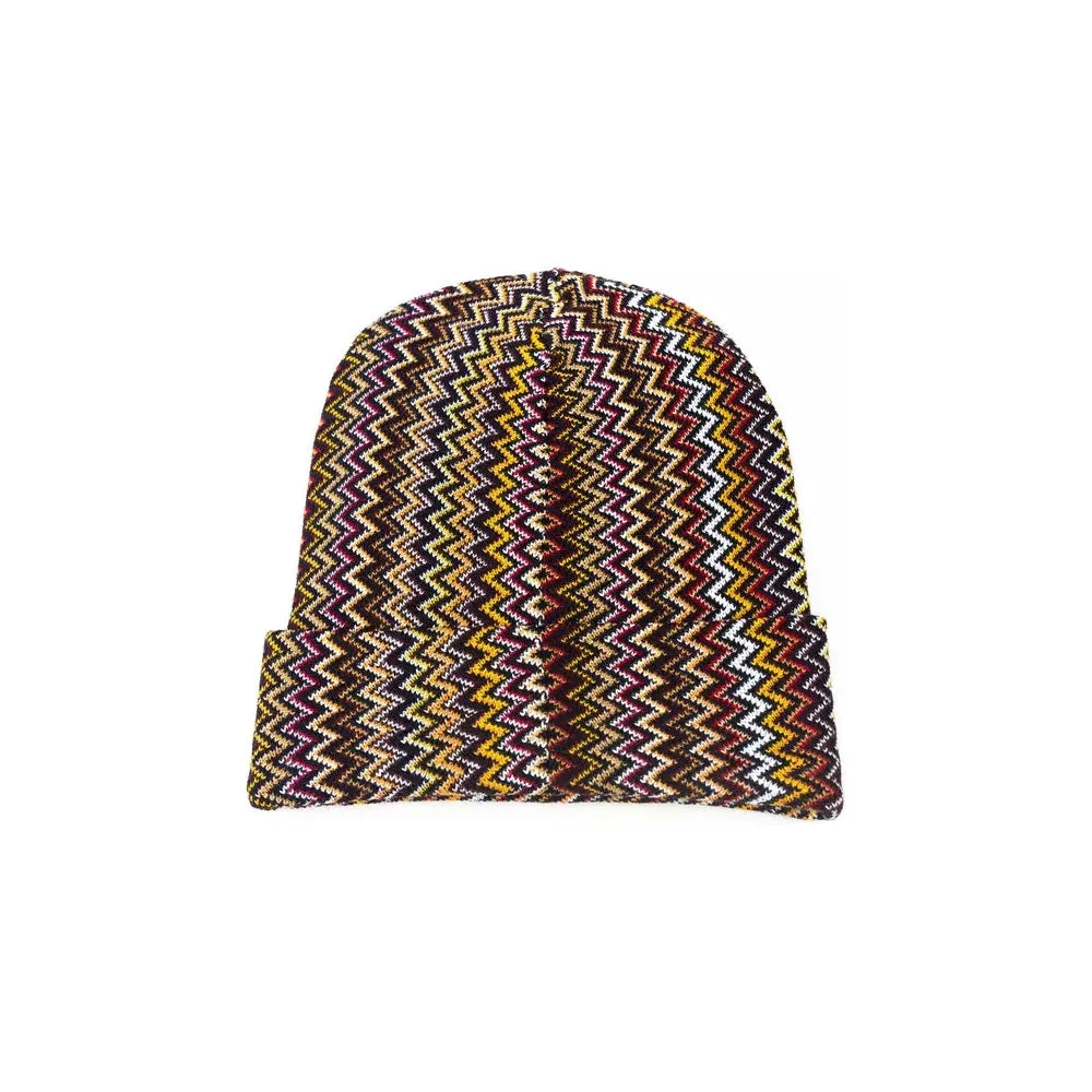 Missoni Multicolor Wool Men Hat Missoni