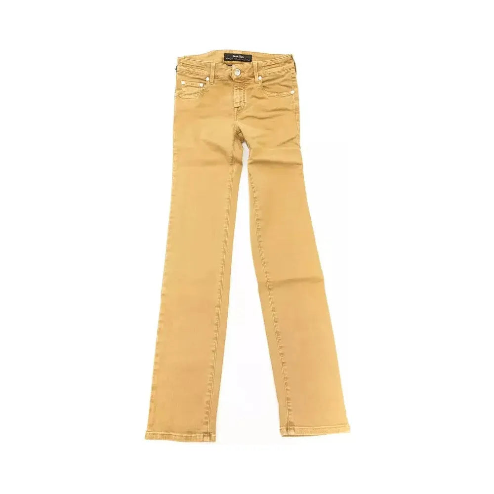 Jacob Cohen Beige Cotton Women's Jeans Jacob Cohen