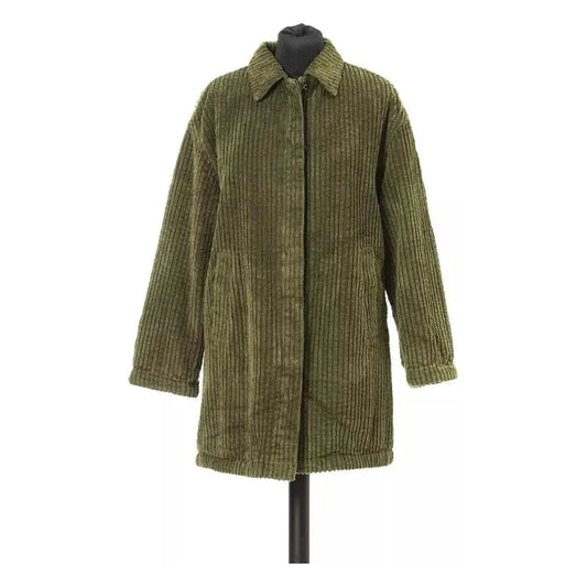 Jacob Cohen Green Cotton Women Jacket Jacob Cohen