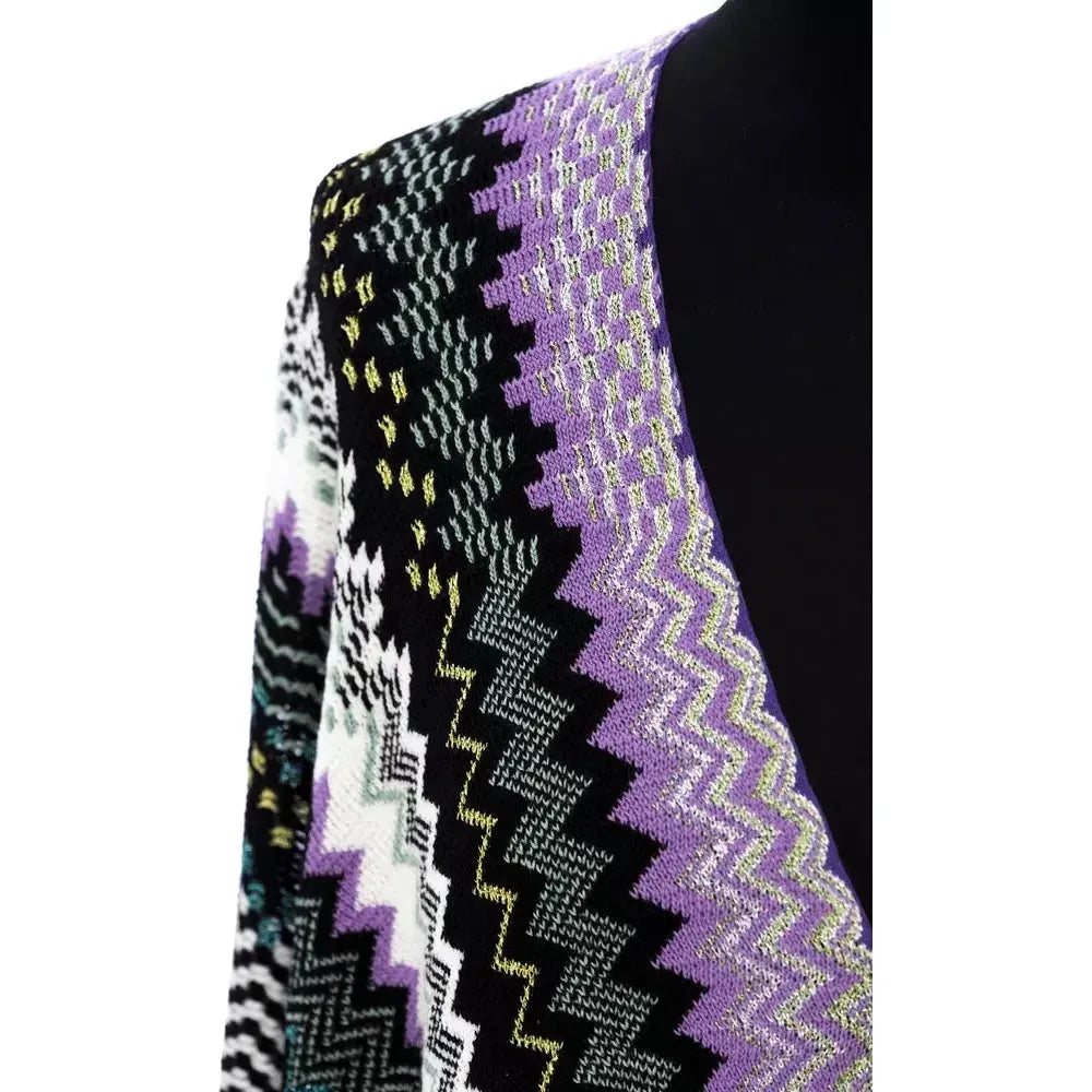 Missoni Multicolor Wool Women Poncho Missoni