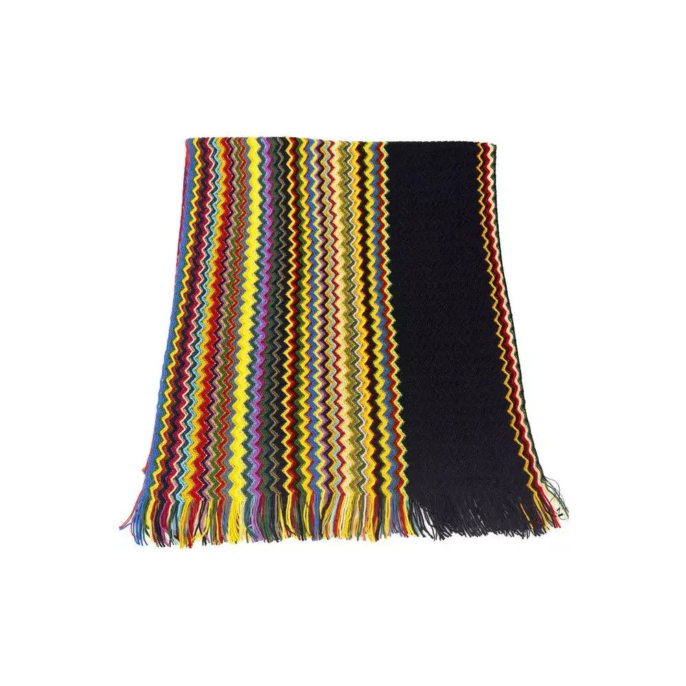 Missoni Multicolor Wool Men Scarf